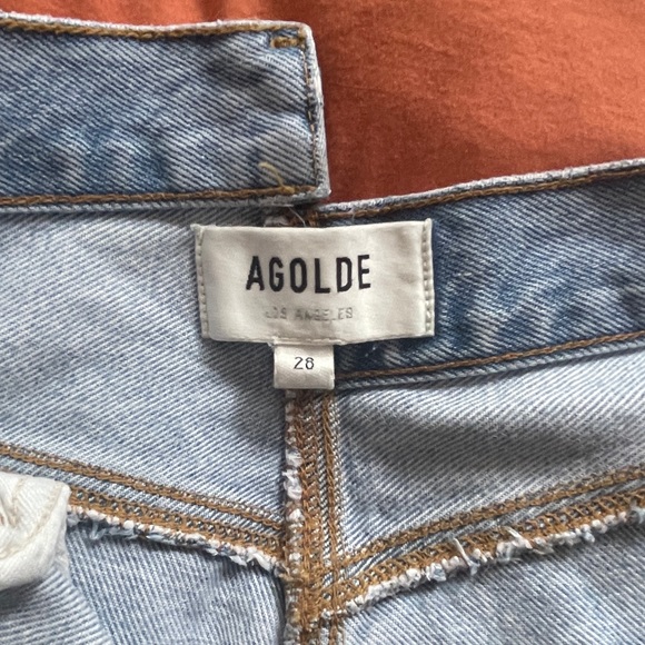 Agolde Criss Cross Straight Jean Size 28 Color Dimension - Picture 6 of 8